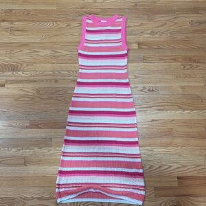 Le Lis Pink and White Knit Sweater